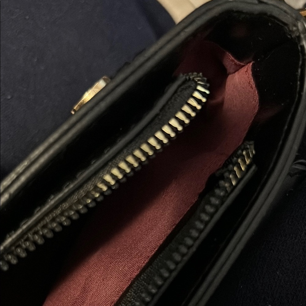 FOR STACY B Elegant Black Leather Women's Bag Saddle bag - Picture 9 of 11